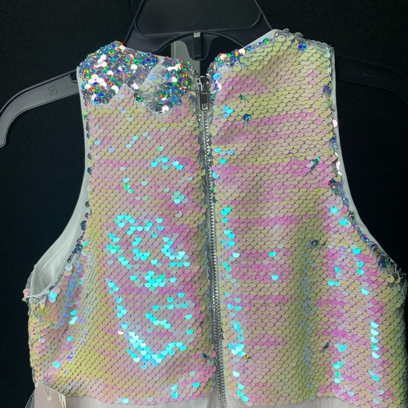 GB Girls Reversible-Sequin/Tulle Fit-And-Flare - Picture 8 of 10